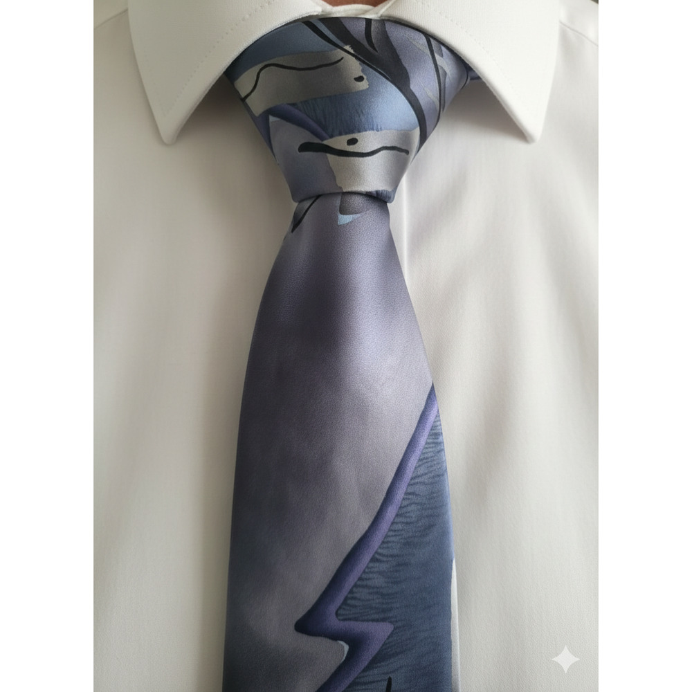 J. Garcia silk tie - Collection 14 - Banyan Trees - 58.5" - career office